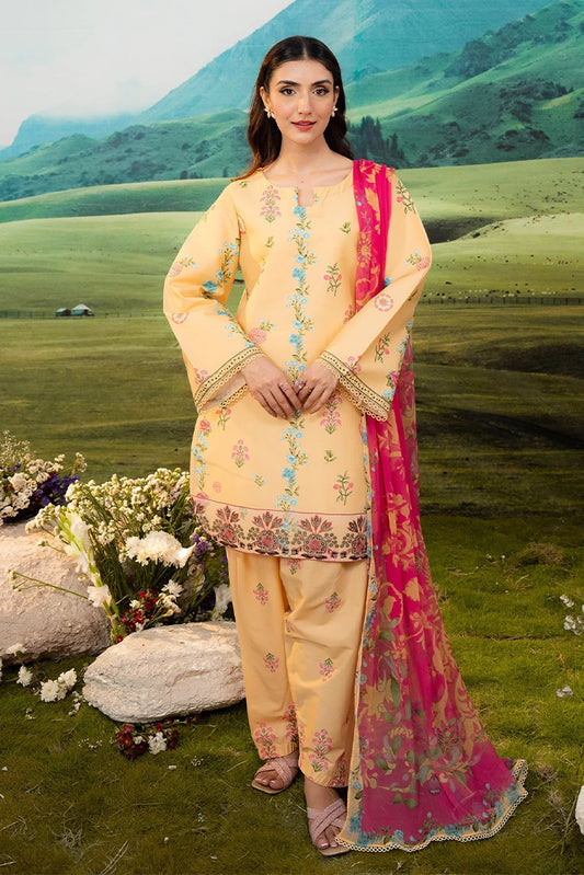 Picture of Meerak - Embroidered Lawn - Freesia - Available at Raja Sahib