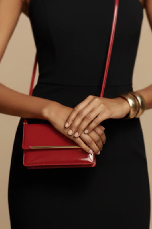 Picture of Merooz - Handbags - Scarlet - Available at Raja Sahib