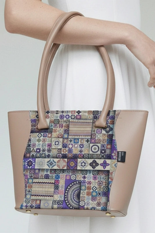 Picture of Merooz Luxe - Tote Bag - Alora - Available at Raja Sahib