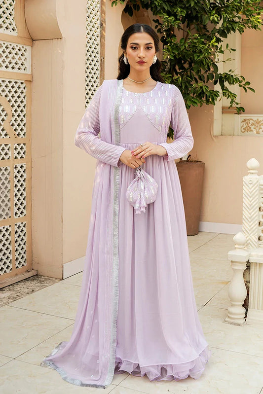 Picture of <!--dv-->Emeralds - Embroidered Chiffon Festive Pret - Mystic - Available at Raja Sahib