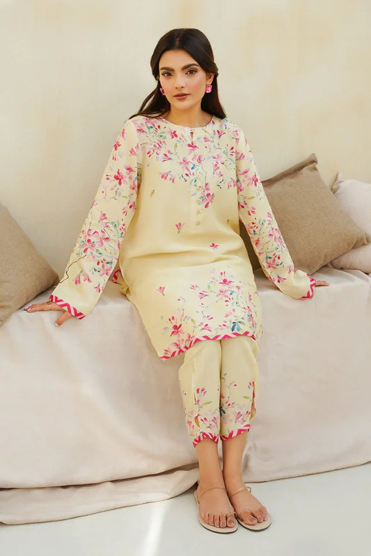 Picture of Divinely Crafted - Clara Printed '25 - Lemon Grove - Available at Raja Sahib