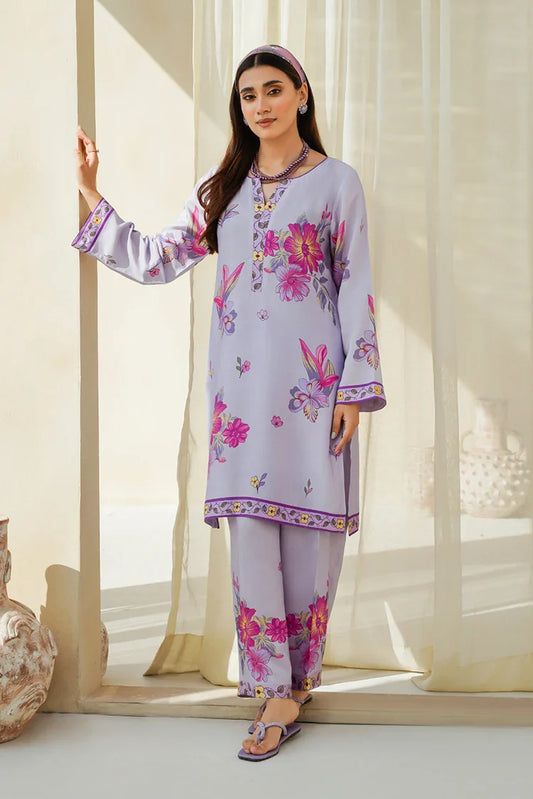 Picture of Divinely Crafted - Clara Printed '25 - Purple Haze - Available at Raja Sahib