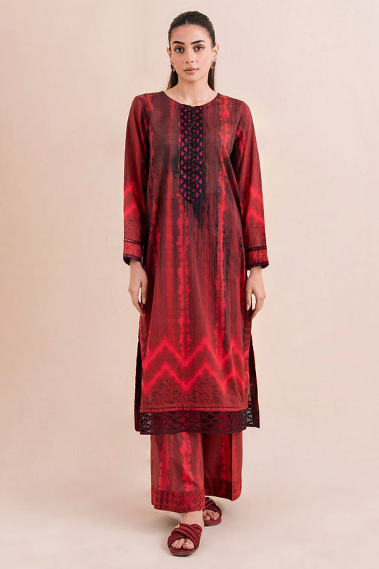 Picture of Embroidered Textured Lawn Suit P1041A - 2 Piece - Available at Raja Sahib