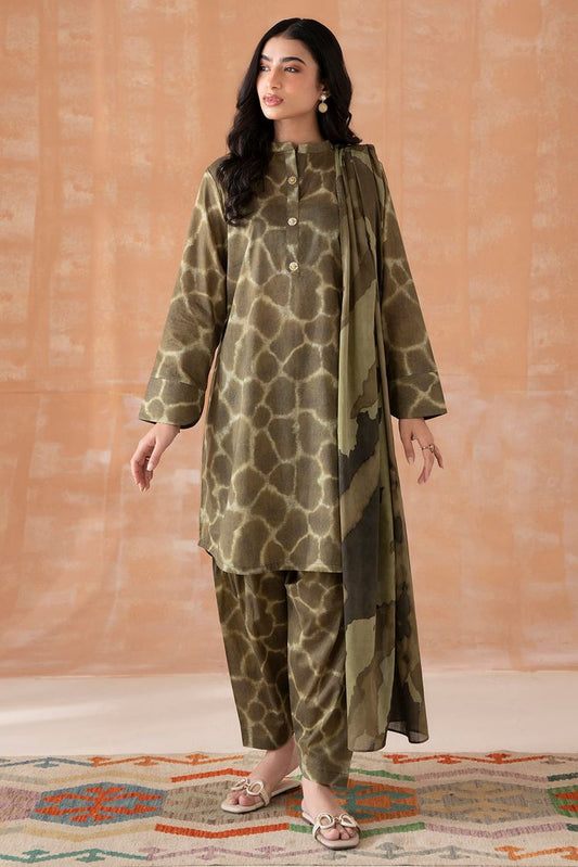 Picture of Embroidered Lawn Suit P1105 - 3 Piece - Available at Raja Sahib