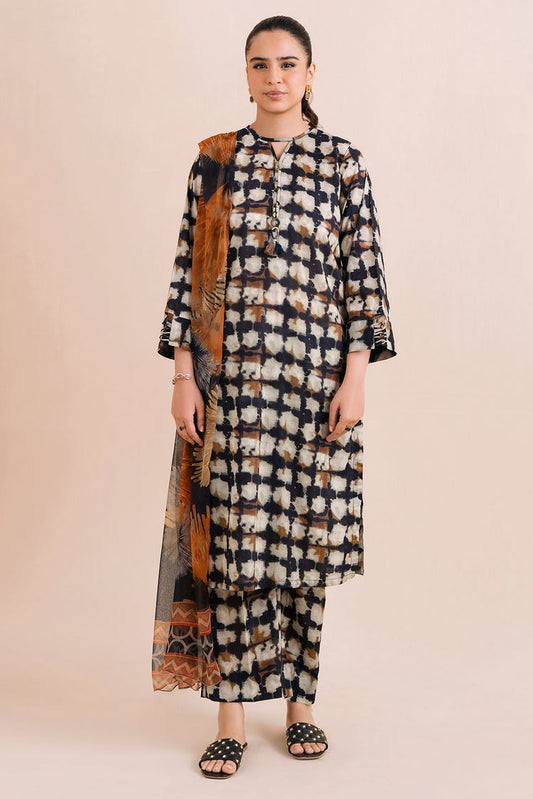 Picture of Digital Printed Lawn Suit P1124 - 3 Piece - Available at Raja Sahib