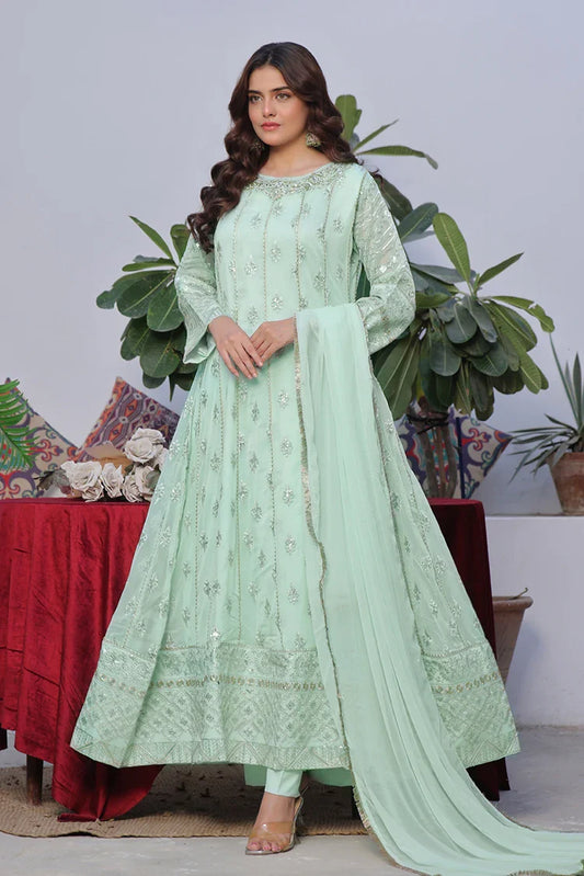 Picture of Alsiyaab - Shaadiyaan - Chandni - Pistachio - Available at Raja Sahib