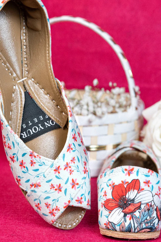 Picture of On Your Feets - Naubahar Collection - Floral Breeze - Available at Raja Sahib