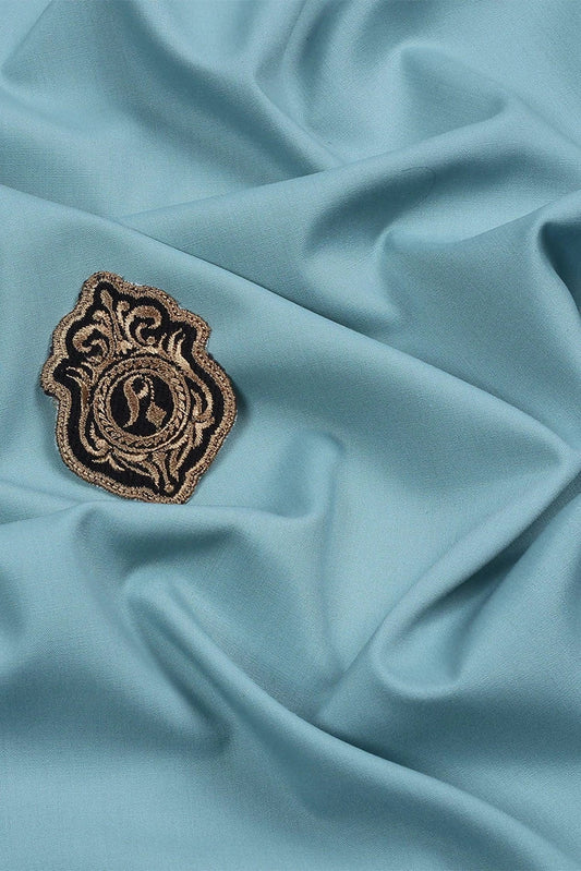 Picture of Fabrich - Men's Unstitch Prime Wash & Wear Kameez Shalwar - Mint - Available at Raja Sahib