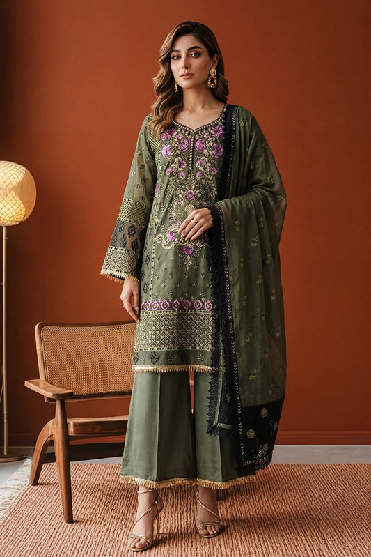 Picture of Ramira - Lamha Festive - Olive Muse - Available at Raja Sahib
