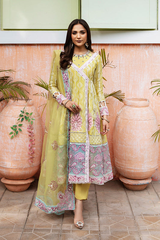 Picture of Maria Osama Khan - Rang e Noor Luxury Pret Collection - Kanwal Yellow - Available at Raja Sahib