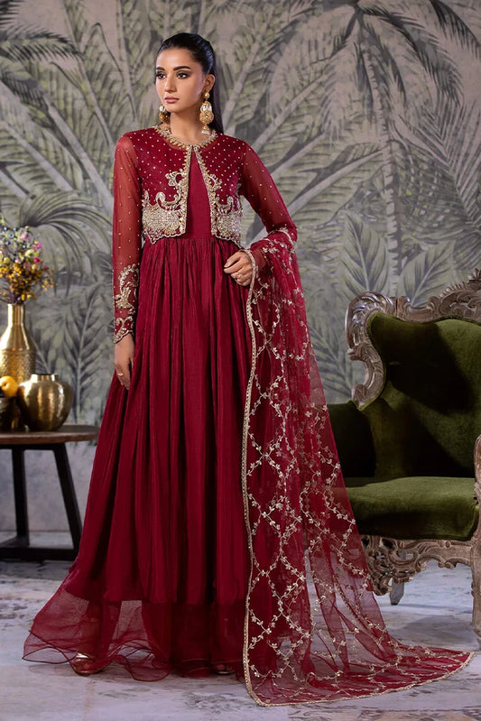 Picture of <!--el-->Amber Imran - Punkh Luxury Formals - Ruby Royal - Available at Raja Sahib