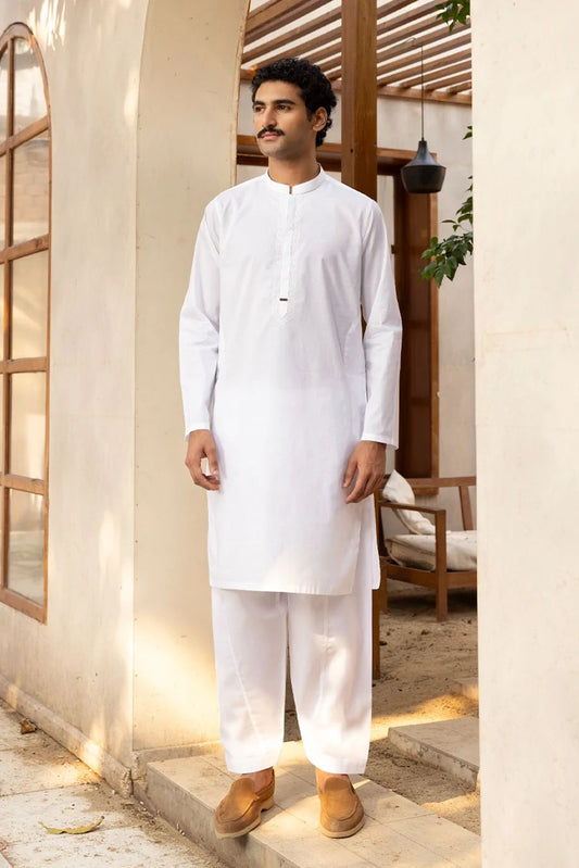 Istor - White Orion Embroidered - S-M-S-IST-5014 - 2 Piece