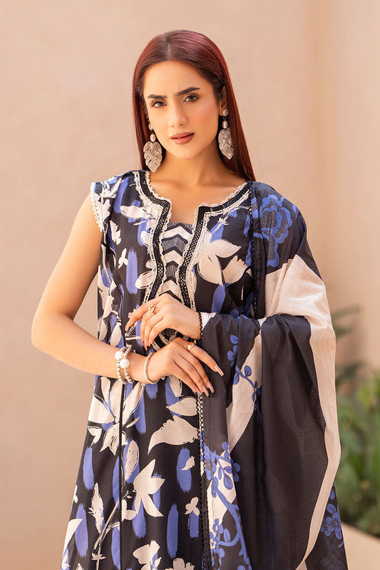Picture of Ellena - 3-PC Unstitched Printed Lawn Suit - Available at Raja Sahib