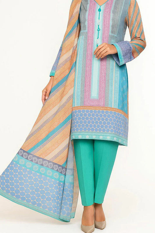 Picture of 6Teen - 3 Piece - Printed Lawn - Available at Raja Sahib
