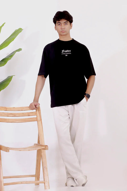 Picture of SA Pret - Black Oversized T Shirt - Available at Raja Sahib