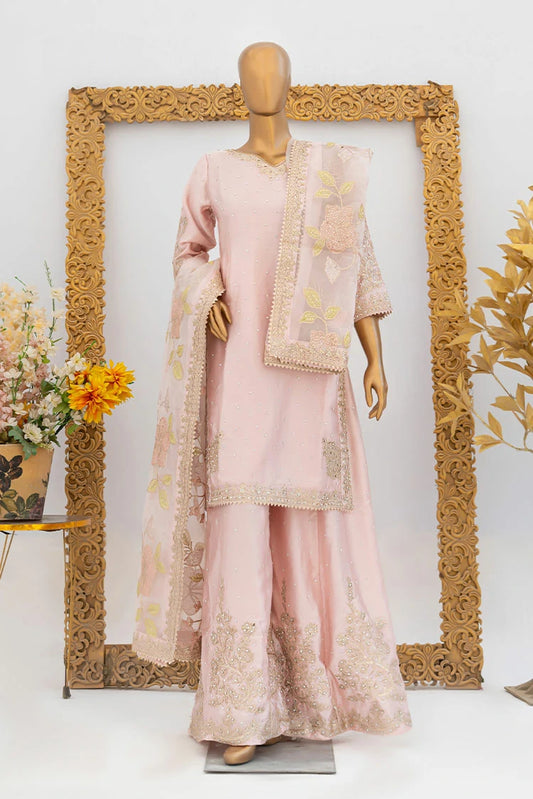 Picture of Saira Sultana - Andaaz - Haya - Peach - Available at Raja Sahib