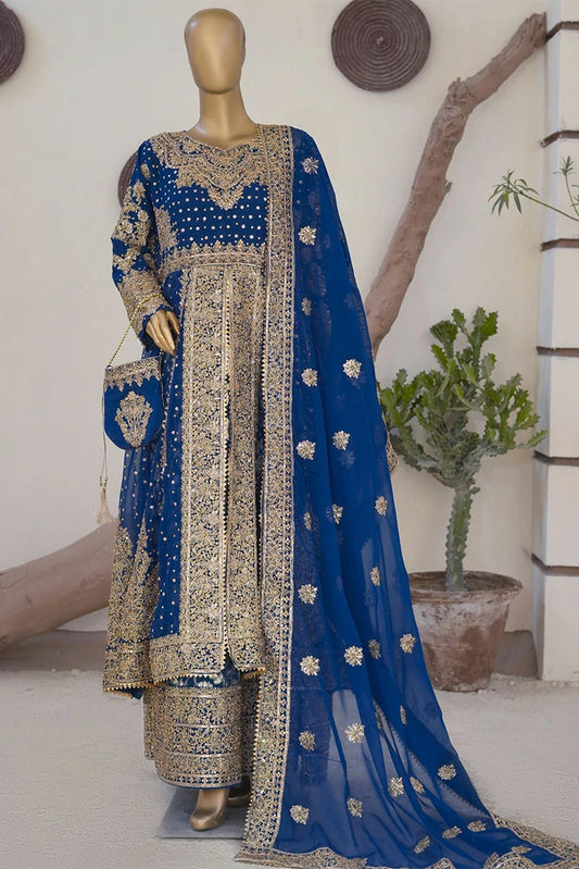 Picture of Saira Sultana - Andaaz - Muneeha - Teal - Available at Raja Sahib