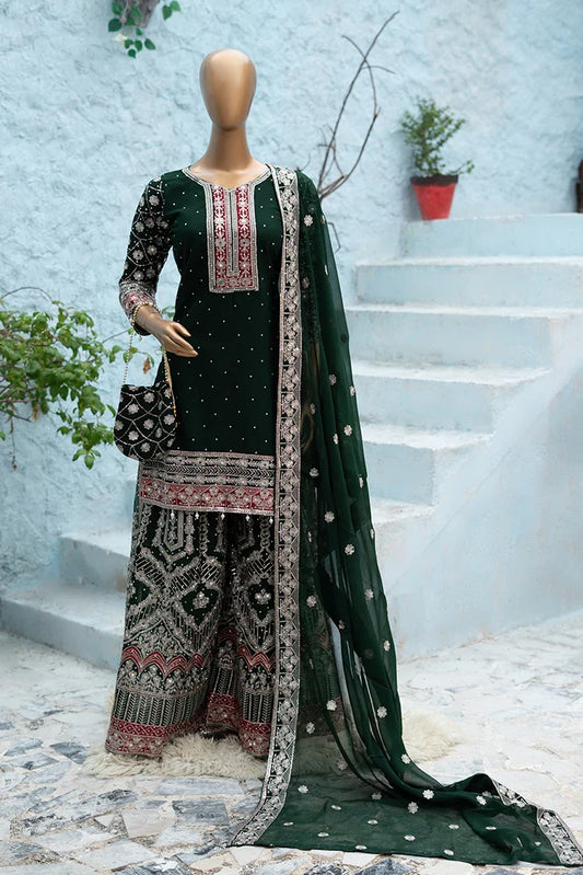 Picture of Saira Sultana - Naqsh e Jamaal - Zoha - Green - Available at Raja Sahib