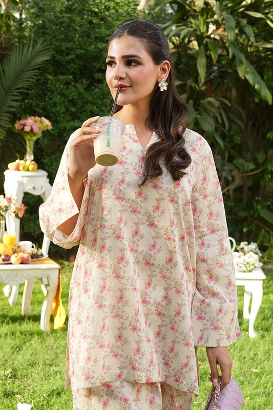 Picture of Ombrella - Summer Basics - Soft Blossom Co Ord - Available at Raja Sahib