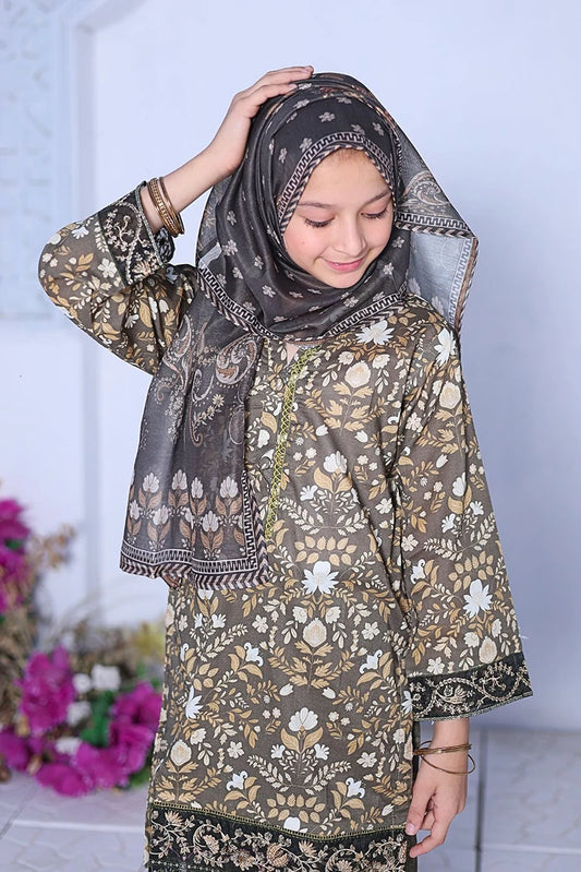 Picture of Suntex Fabrics - Printed Lawn Chikankari Embroidered Suit - 3 Piece - Available at Raja Sahib