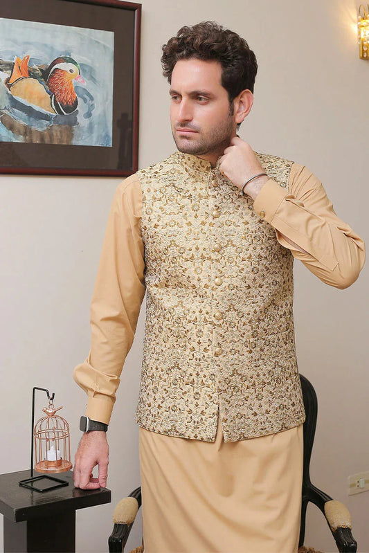 Picture of Real Image - Men's Waistcoat - OW-002 - Available at Raja Sahib