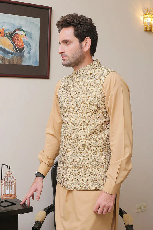 Picture of Real Image - Men's Waistcoat - OW-002 - Available at Raja Sahib