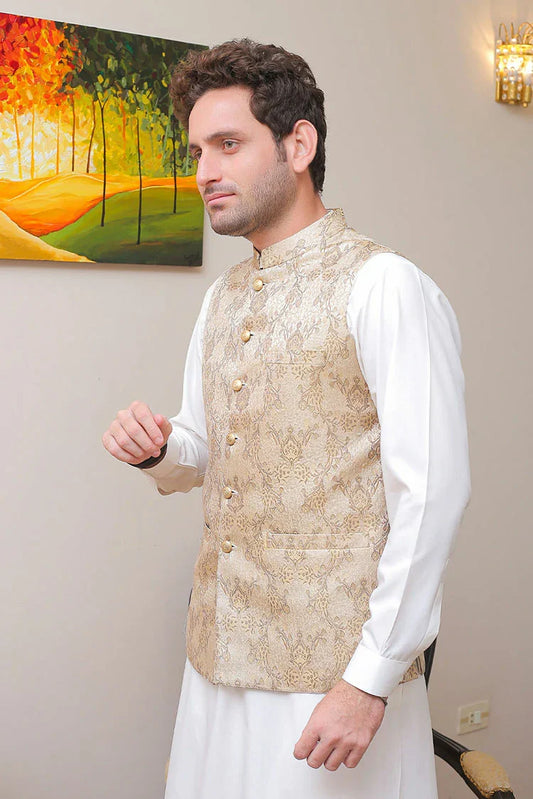 Picture of Real Image - Men's Waistcoat - OWP-005 - Available at Raja Sahib