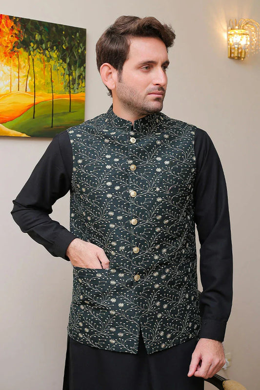 Picture of Real Image - Men's Waistcoat - OWP-024 - Available at Raja Sahib
