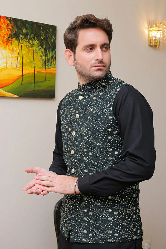 Picture of Real Image - Men's Waistcoat - OWP-024 - Available at Raja Sahib