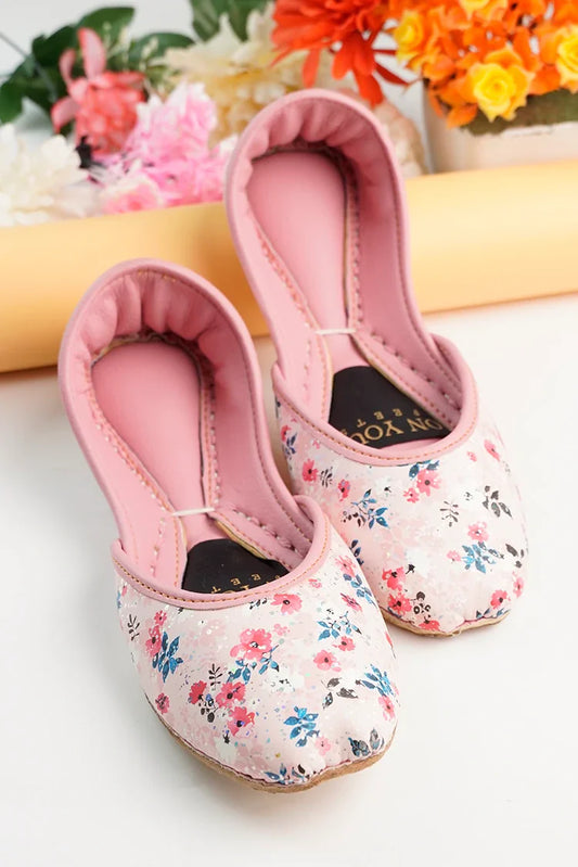 Picture of On Your Feets - Blush Pink Floral - Available at Raja Sahib