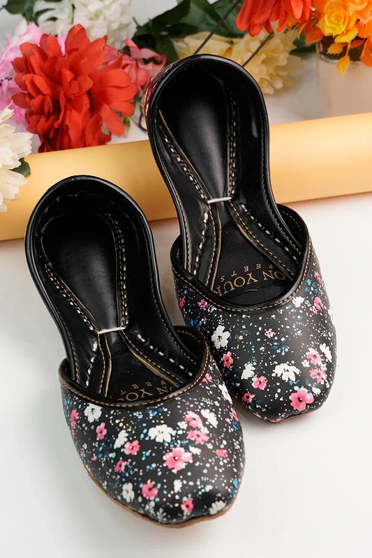 Picture of On Your Feets - Floral Noir - Available at Raja Sahib