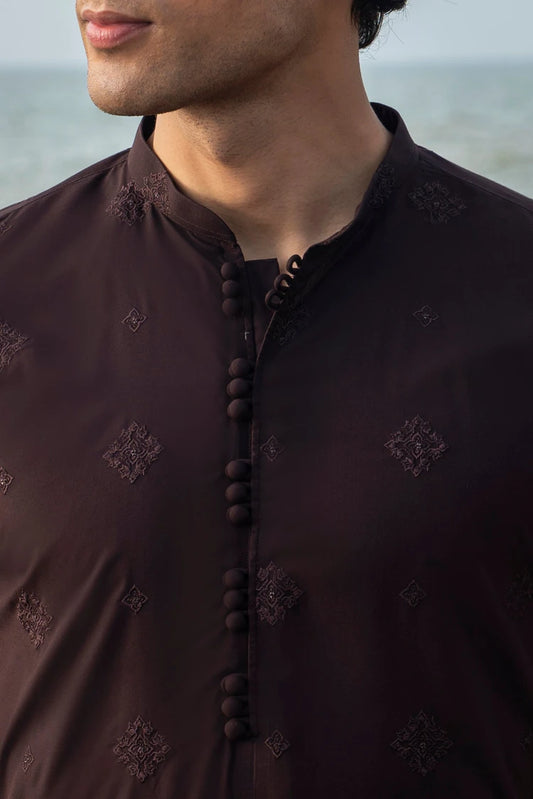 Picture of Dynasty - Embroidered Kurta Trouser - Available at Raja Sahib