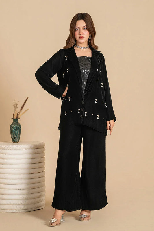 Picture of Stitch Vibes - Midnight Spark Dress - Available at Raja Sahib