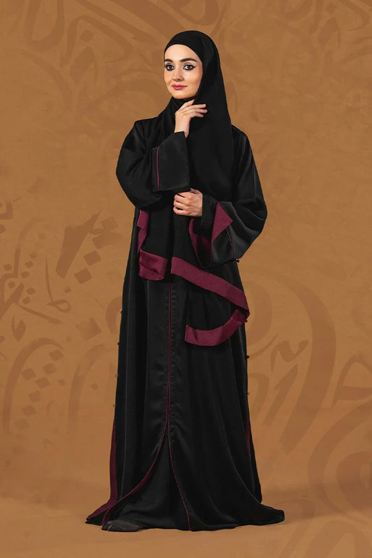 Picture of <!--fl-->Malbus - Siyah - Abaya - Tannaz - Available at Raja Sahib