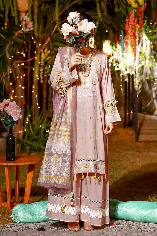 Picture of Tasneem Shamim - Ghazal Lawn Collection - Lalarukh - Available at Raja Sahib