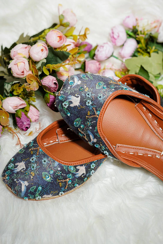 Picture of Viva Walk - Printed Petals - Willow Sky - Available at Raja Sahib