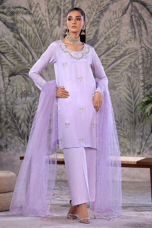 Picture of <!--eo-->Amber Imran - Punkh Luxury Formals - Violet Charm - Available at Raja Sahib