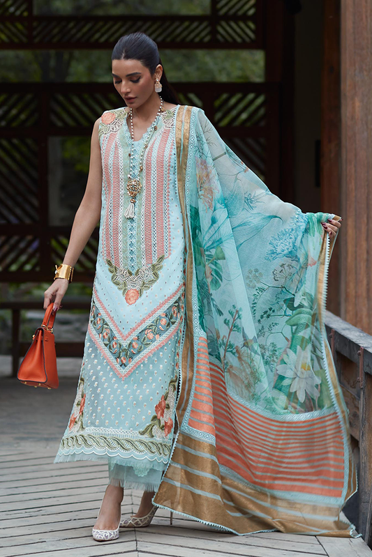 Picture of Crimson - 5B Shigar Luxury Lawn Collection - Available at Raja Sahib