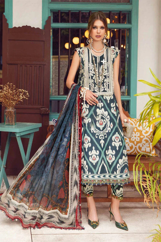 Picture of Maria B - M Prints Fall Edit - Design 4B - Unstitched - Available at Raja Sahib