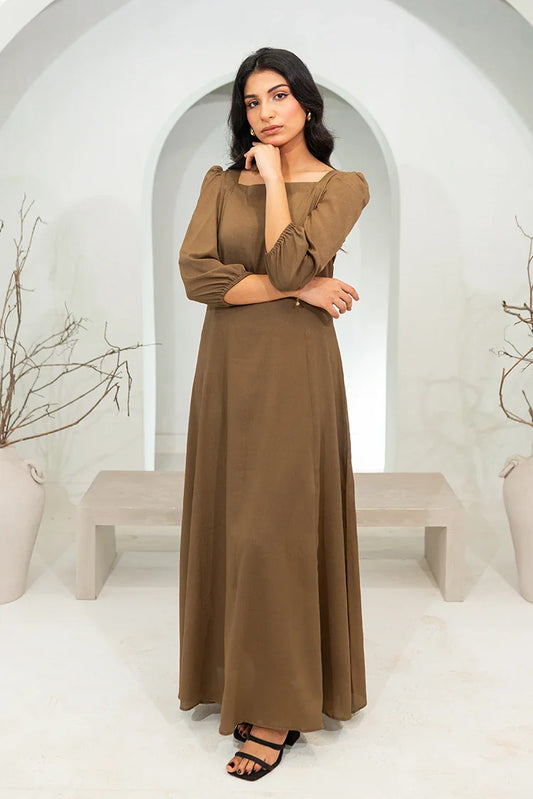 Zauk - Khaki Long Dress