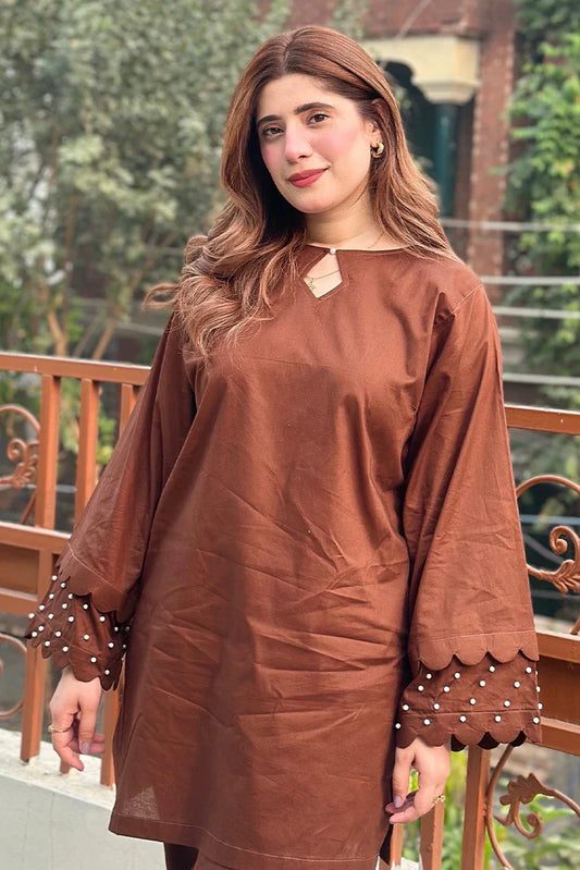 Picture of Modest - Women's 2 Piece Suit - Azure - Available at Raja Sahib