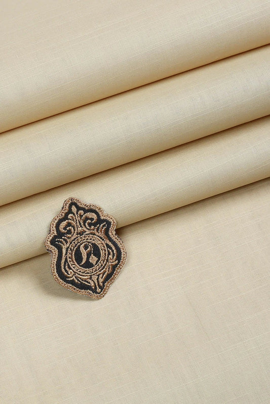 Picture of Fabrich - Zouq - Cotton - Ivory - Available at Raja Sahib