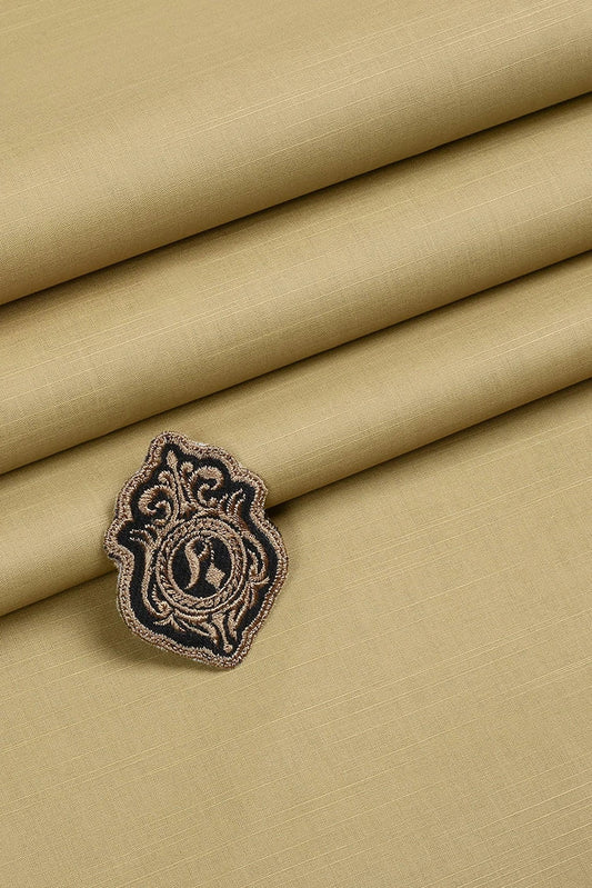 Picture of Fabrich - Zouq - Cotton - Yellow-Cream - Available at Raja Sahib