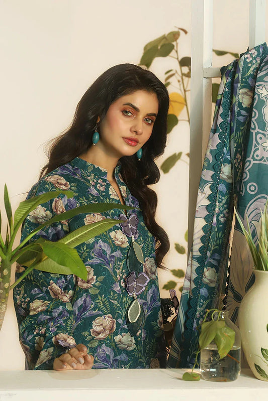 Picture of Ziara - Medow Fressia - Unstitched - 3 PC - Amara - Available at Raja Sahib