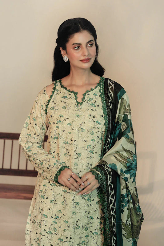 Picture of Ziara - Medow Fressia - Unstitched - 3 PC - Fiona - Available at Raja Sahib