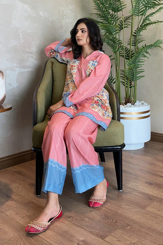 Picture of Ziara - Flora Muse Co-Ords - Freesia Co-Ord Set - Available at Raja Sahib