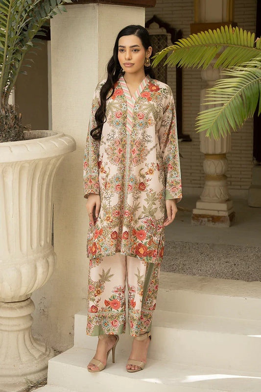 Picture of Ziara - Flora Muse Co-Ords - Marrow Co-Ord Set - Available at Raja Sahib