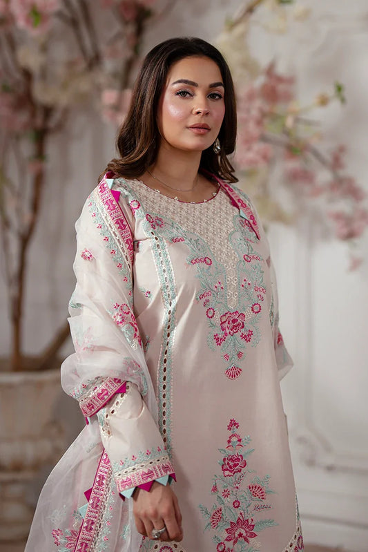 Picture of Zarlay - Gull Bahar Luxury Lawn - 3 Piece - Charming Blush Pink - Available at Raja Sahib