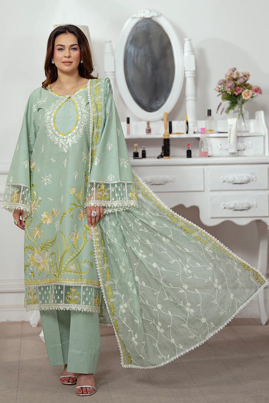 Picture of Zarlay - Gull Bahar Luxury Lawn - 3 Piece - Stylish Embroidered - Available at Raja Sahib