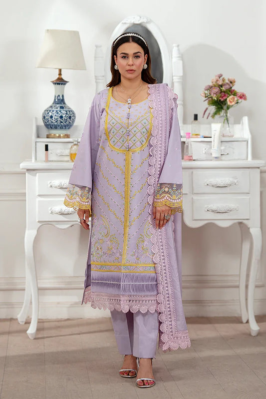 Picture of Zarlay - Gull Bahar Luxury Lawn - 3 Piece - Embroidered Lawn Dress - Available at Raja Sahib